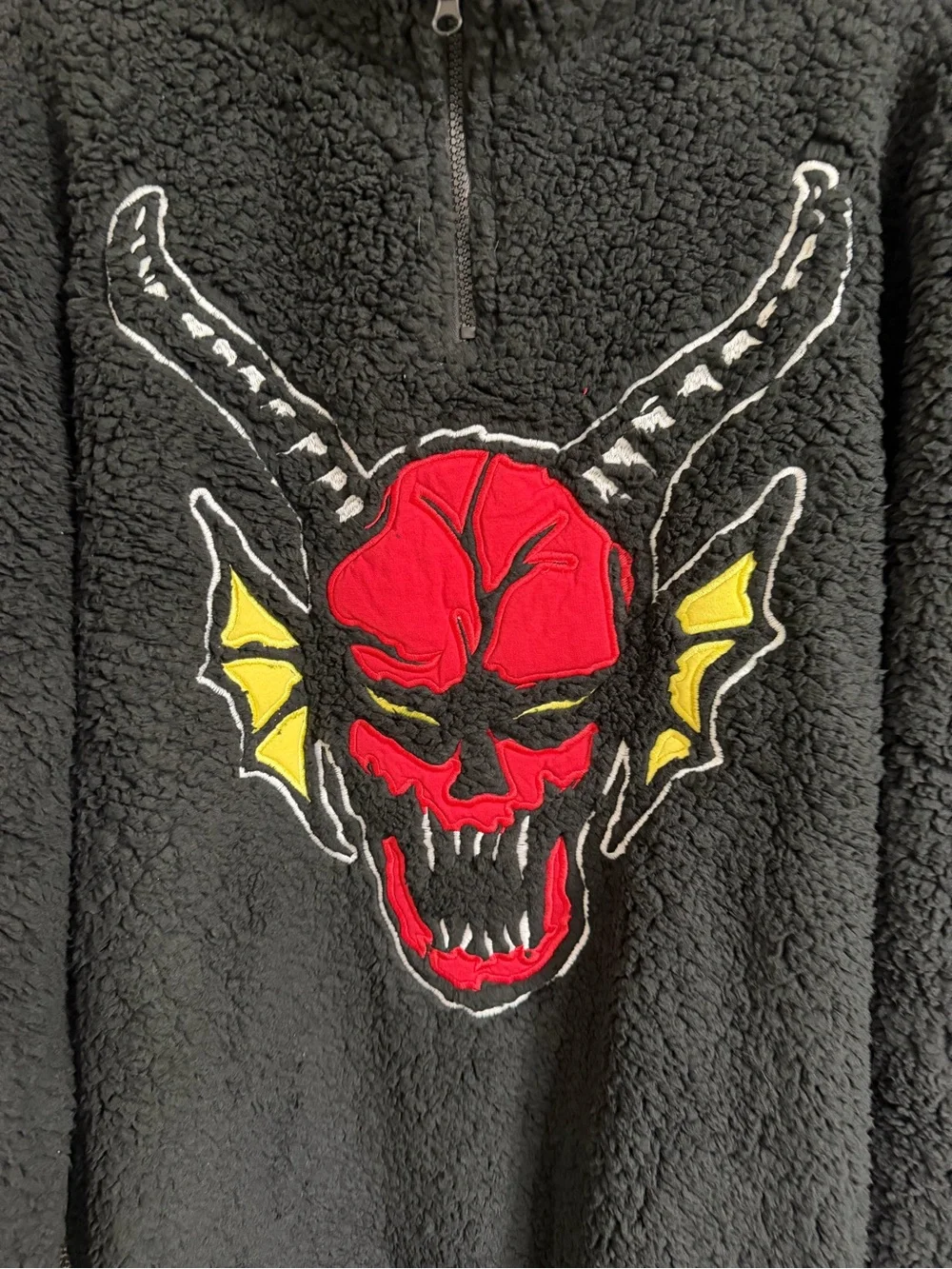 Stranger Things Hellfire Club Sherpa Pullover